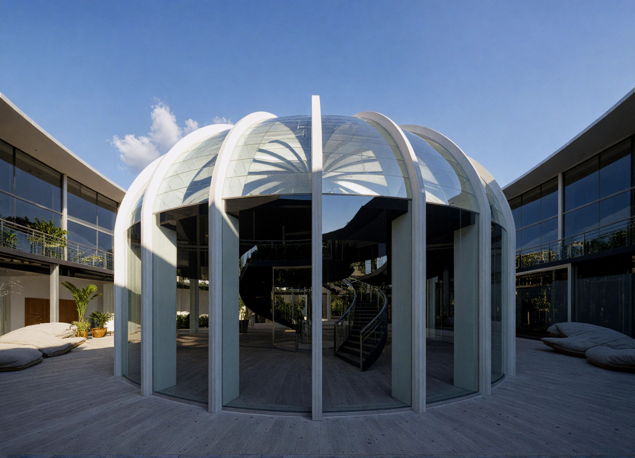 Civic Center — Night Render