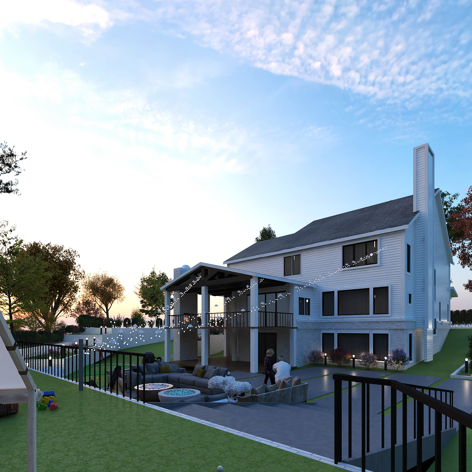 Farmhouse — Living Room